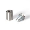 Outwater Round Standoffs, 1 in Bd L, Stainless Steel Brushed, 3/4 in OD 3P1.56.00179